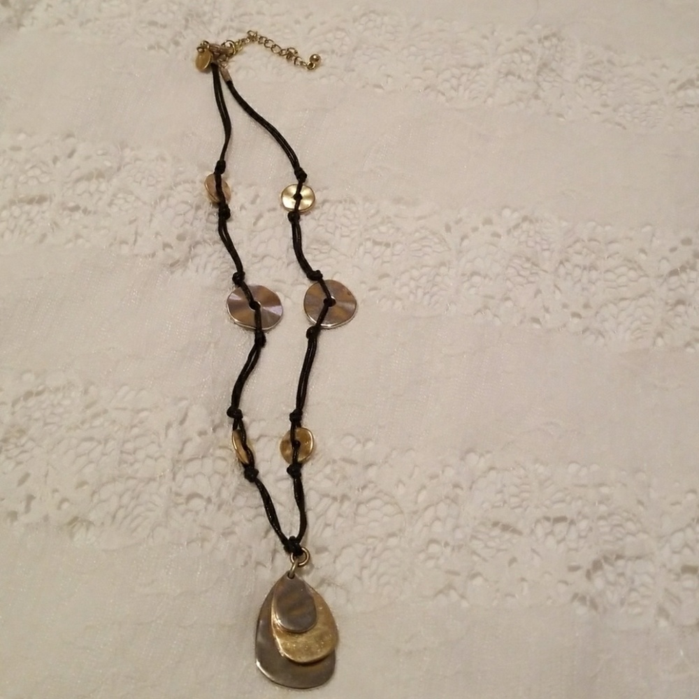Lia Sophia mixed metal necklace